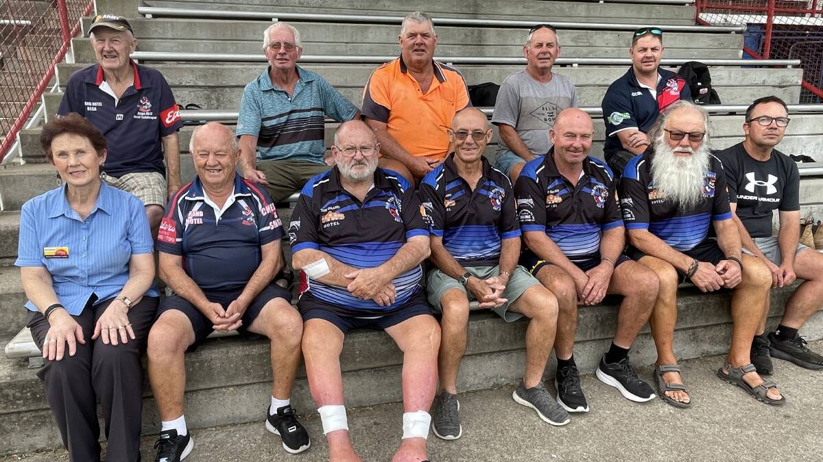 Members of the Bega Roosters Old Boys prepare to farewell the Bega Rec Ground changerooms and clubhouse. Picture by Ben Smyth