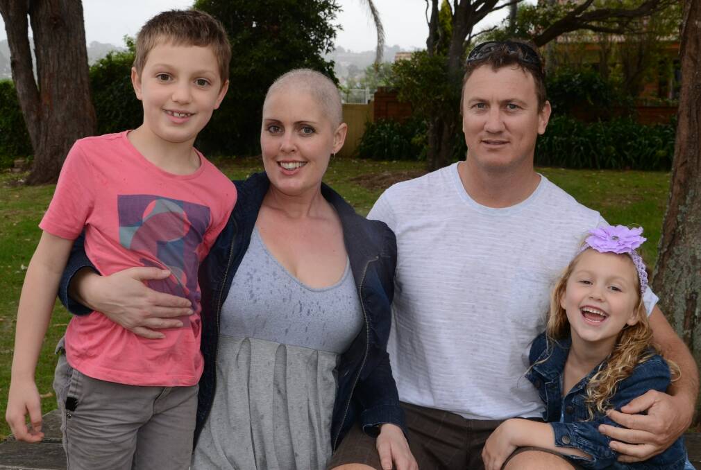 Beth Berk is back home in Bega with her husband Paul and their children after undergoing successful treatment in Russia for multiple sclerosis.