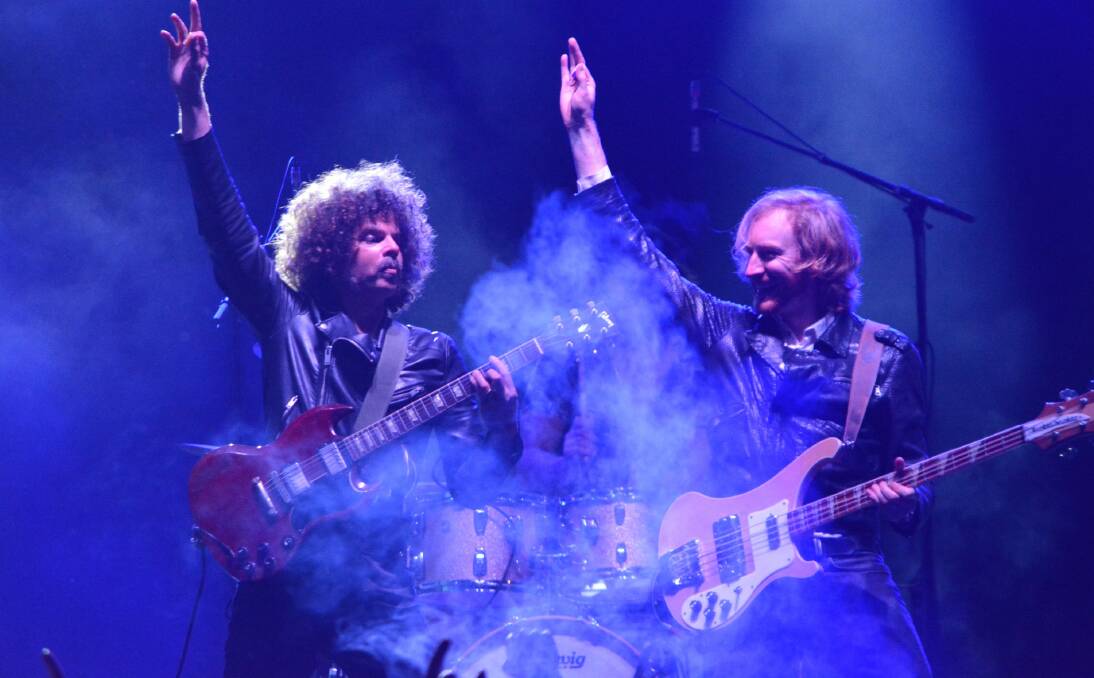 Wolfmother on the Wanderer Festival main stage Saturday night. Picture by Ben Smyth