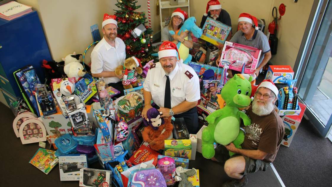 JOY OF GIVING: The collection under the tree for the BDN Christmas Toy Appeal 2016.