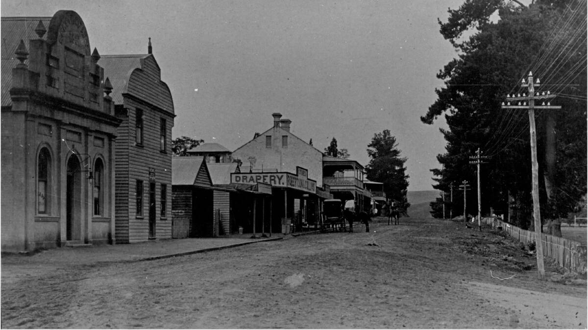 MAIN STRIP: Candelo saw its main road paved thanks to Harold when he was shire president.