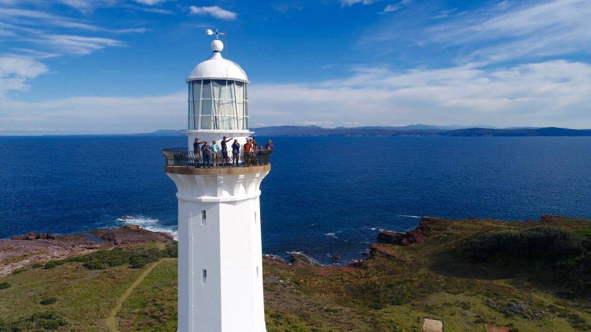 LIGHT TO LIGHT: The iconic Green Cape Lighthouse, Ben Boyd National Park. Picture: Light2Light Coastal Walks