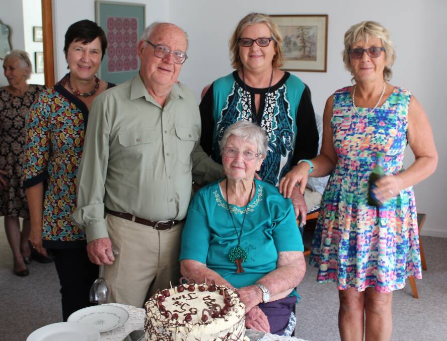 In 2015, Jim and Moira Collins celebrated their 65th wedding anniversary with their daughters (from left) Beth, Nicky and Jenny. 