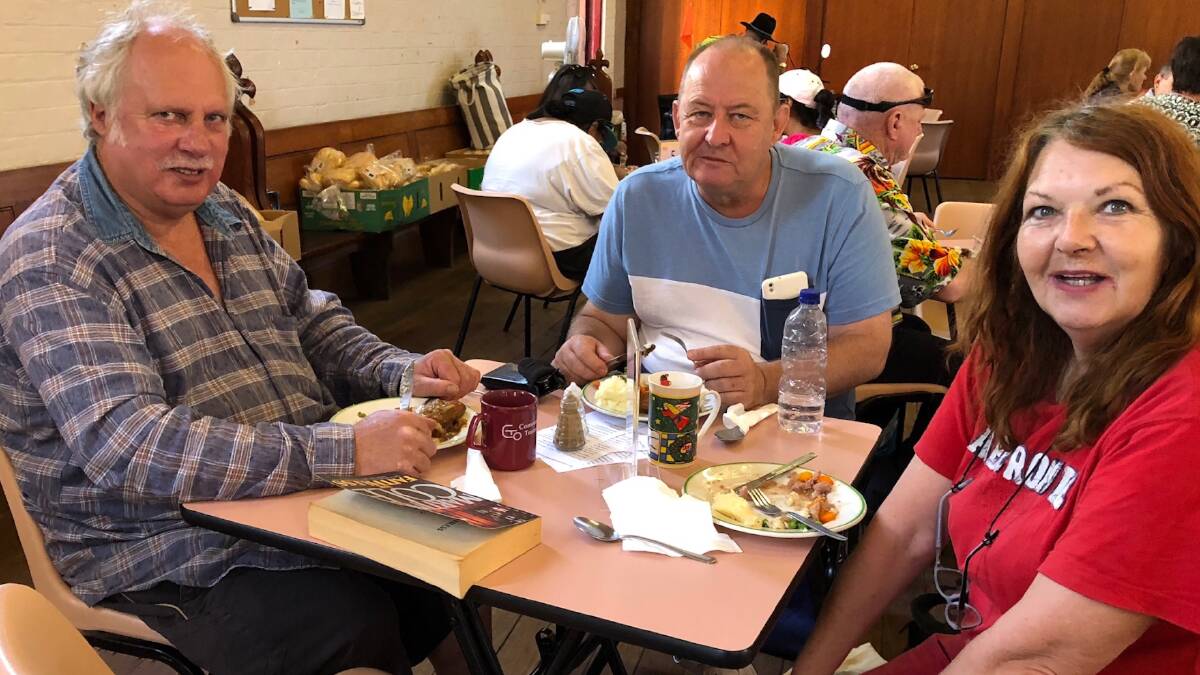 TOGETHER: Ricky's Place, at St John's Anglican Church, is as much about social interaction as it is the food. 
