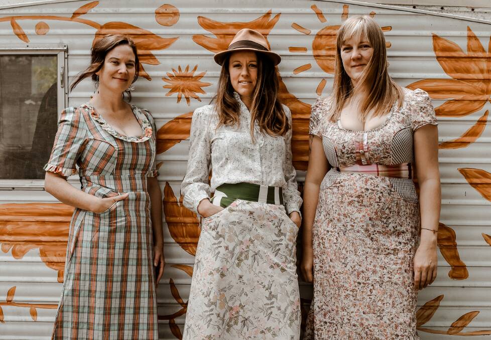 OPEN HEARTS: Kate Burke, Robyn Martin and Melanie Horsnell - The New Graces - are embarking on their first regional tour this week.
