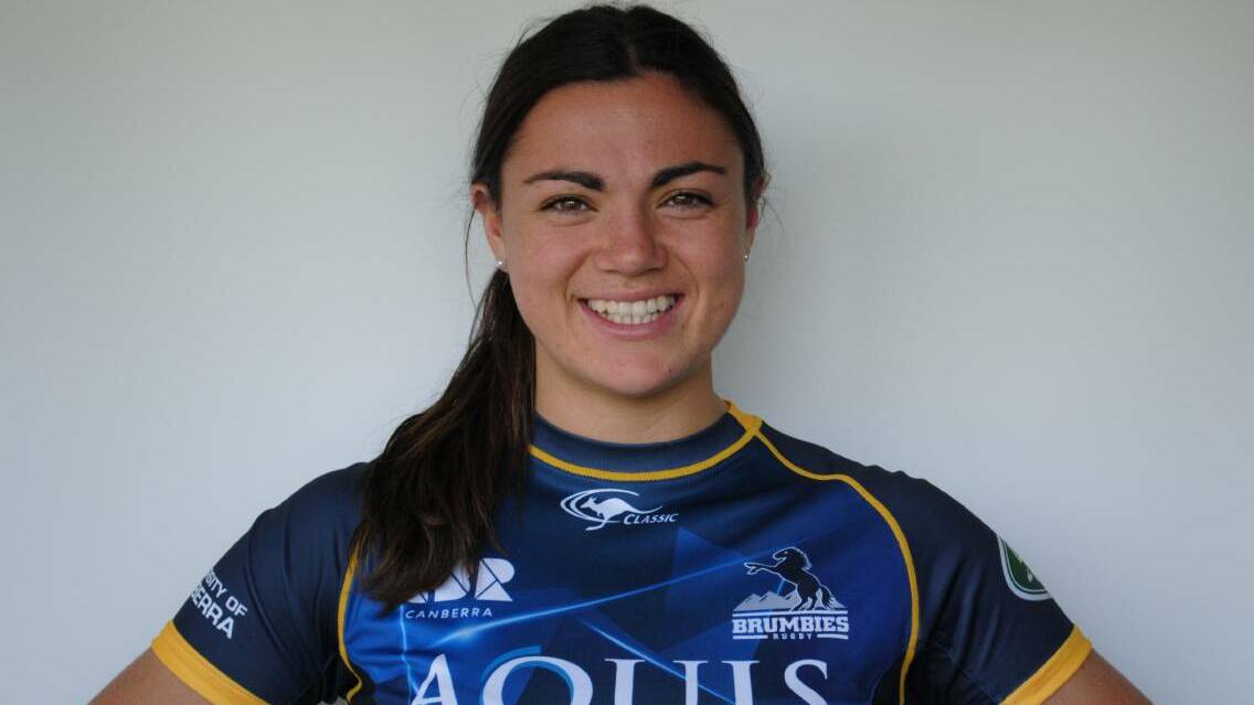 Millie Boyle played rugby union in Canberra before switching to rugby league. Photo supplied