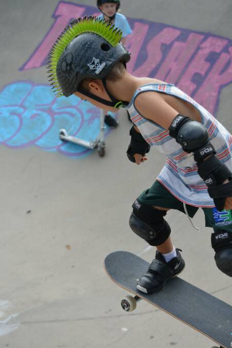 Jasper Lee-Smith drops in on the Tathra Skate Park