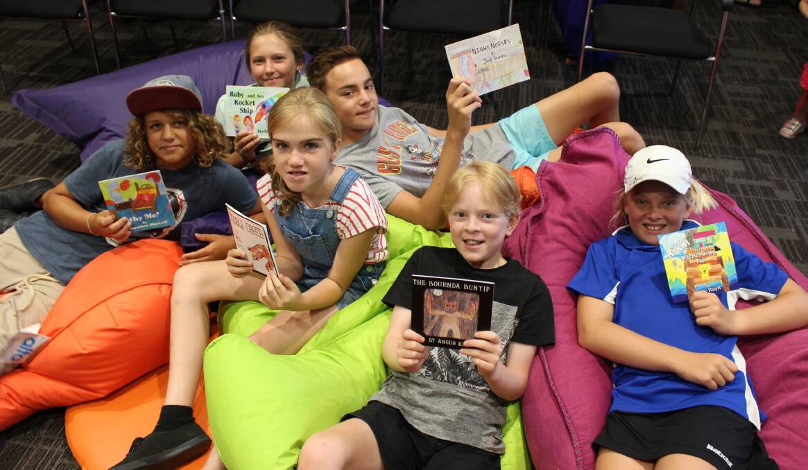 YOUNG WRITERS: Young authors from the Bega Valley are presented with their books at a special launch on Saturday. Read more online