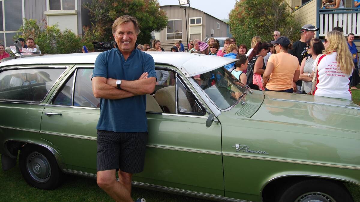 Frankie J Holden with his HR Premier wagon (which he sold a couple of years ago)