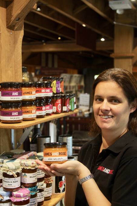 Rose Reid, eldest daughter of Rex and Wendy Hergenhan, supplies Bega Cheese Heritage Centre with her range of family recipe-inspired chutneys and sauces.