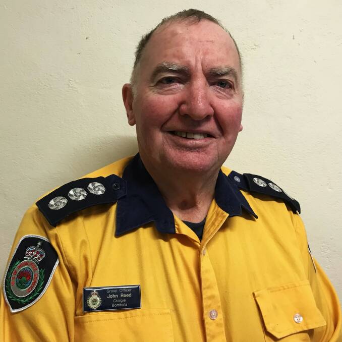 Bombala's John Reed has also given more than 40 years of service to the NSW Rural Fire Service. File photo