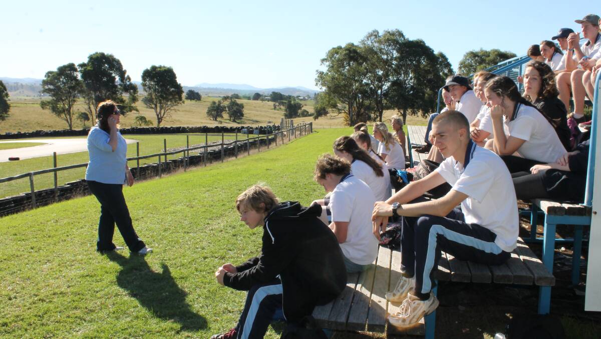 Bega and Bombala High School students attend the 2015 RYDA sessions at Frogs Hollow.