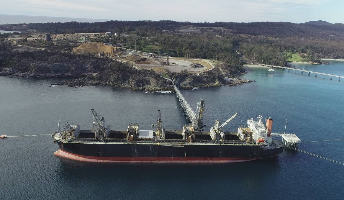 The ANWE chip mill at Eden this week received its first ship to load since the bushfires significantly impacted the business.