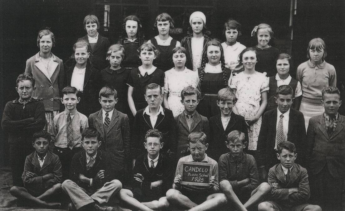 BACK IN TIME: Candelo Public School's Class of 1935. The school will celebrate its 150th birthday this Saturday with a full day of family activities.
