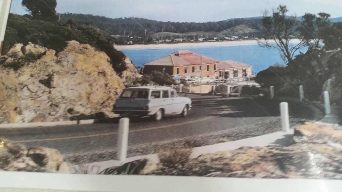 PETITION: A photo sent in by Noel Gorman shows how the old Snowy Mountains Highway once looked at Tathra Wharf.