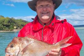 A beautiful 55.6cm snapper taken off Lennards Island using a Nuclear Chicken soft plastic lure from 17 fathoms depth. Congratulations to Shane Mayberry of Tura Beach.