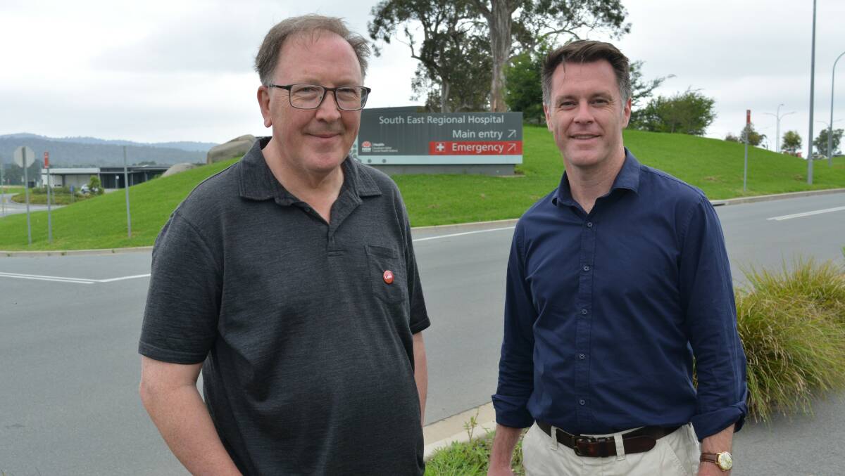Dr Michael Holland on Friday received official endorsement from the local Labor Party branches to be the candidate for a Bega byelection. Photo: Ben Smyth