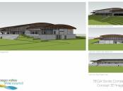 Concept design of Bega sporting precinct included in the BVSC-endorsed plans of June 2021.