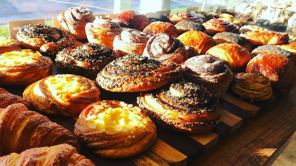 Freshly baked pastries and cinnamon buns at Honorbread Bermagui. Picture Facebook