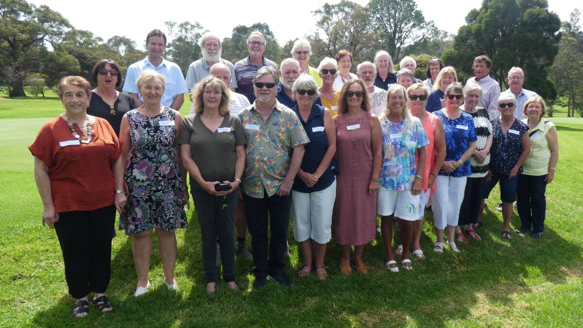 Attendees at the 5th Bega High School Retirees Get-Together held at Bega Country Club on March 2. Lots of reminiscing over great food by Bega Hospital Auxiliary.
