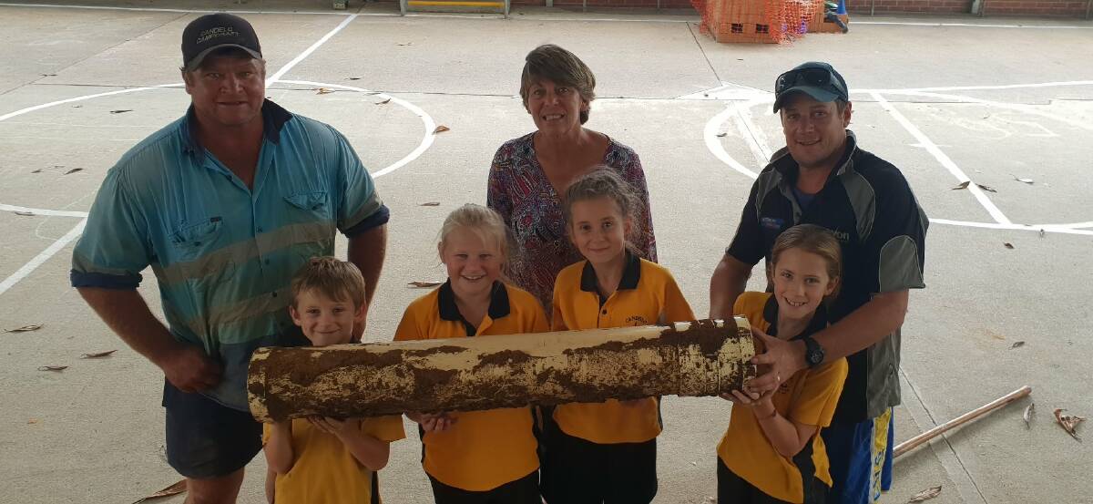 A time capsule buried on school grounds in 1994 has been uncovered and will be opened on Saturday.