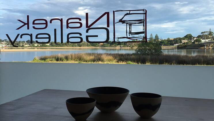 New view: Narek Galleries has moved from Tanja into Bermagui township.