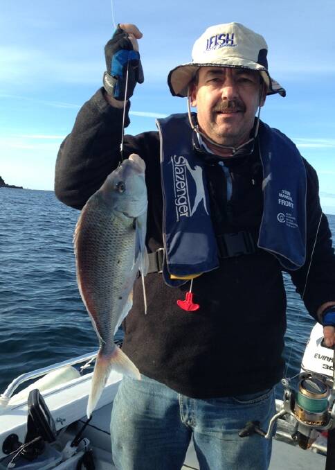 CATCH OF THE WEEK: Alan Wilkins shows off a lovely morwong taken just south of Long Point Merimbula using a micro jig.