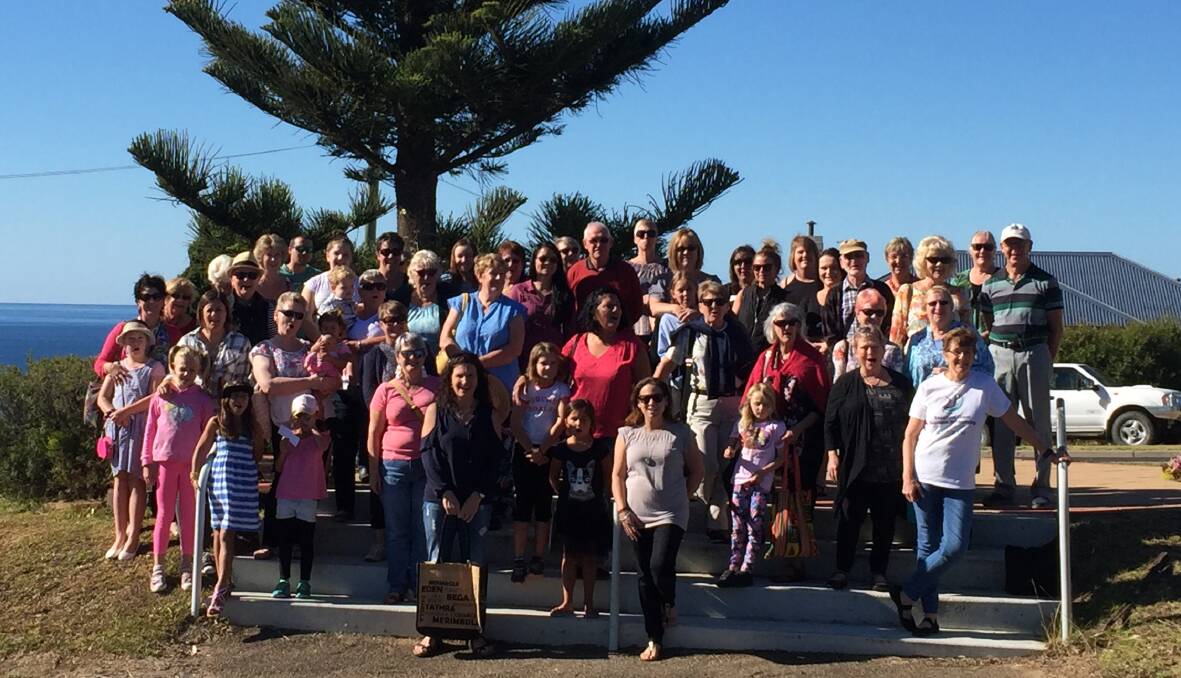 On Saturday, 54 people from Eden and Merimbula Cash Mobs mobbed Tathra's newsagency and pharmacy and then went to the Tathra Bakery and The Gap cafe.