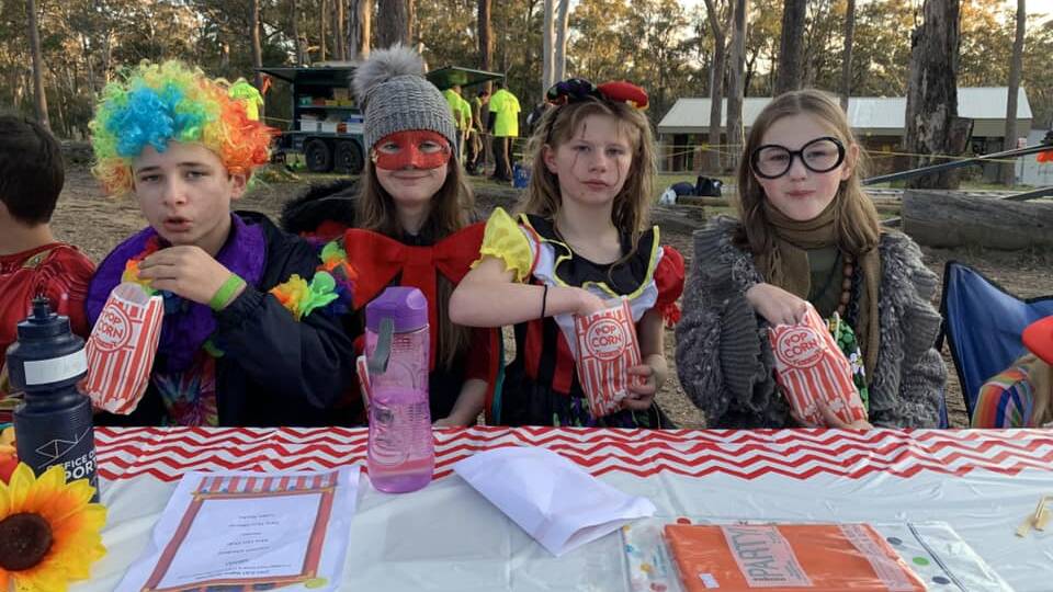 Cobargo Scouts clown around at the recent regional Jamborette held at Nowra. Picture supplied