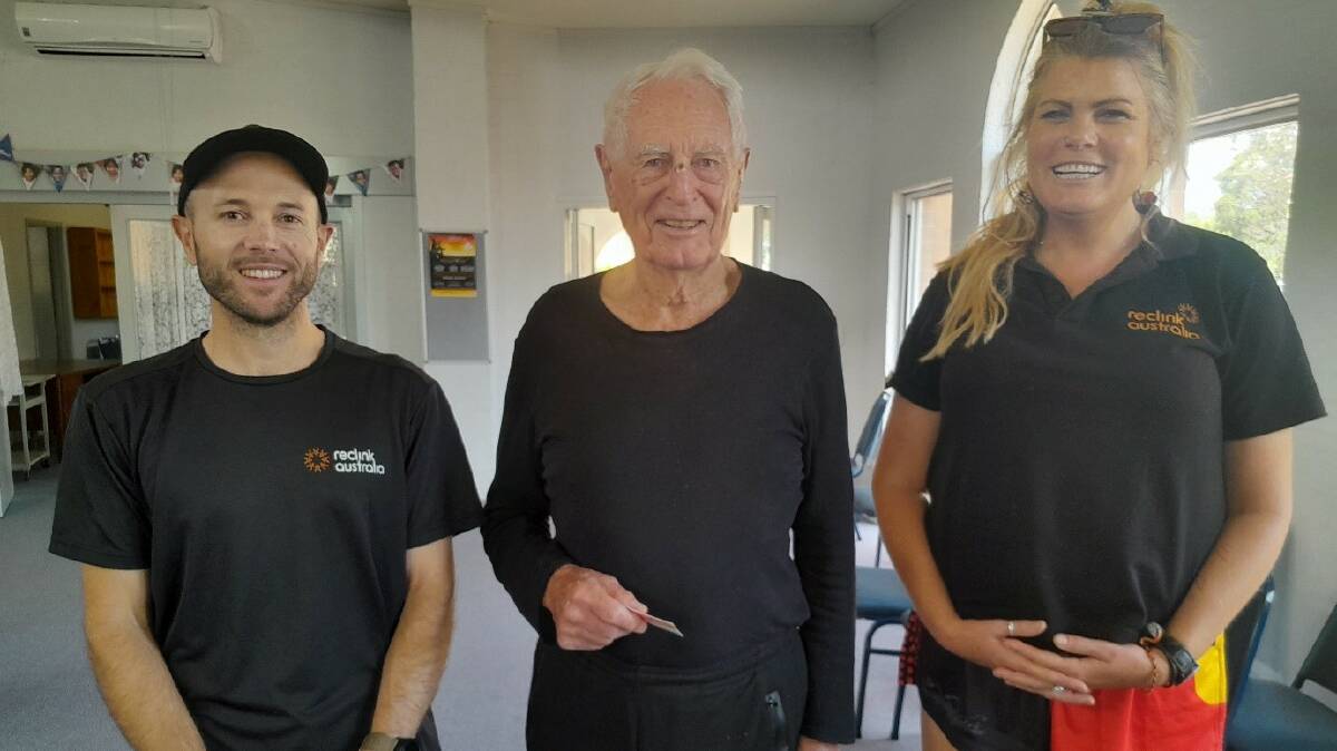 Reclinks newest participant is 92! He has joined weekly gentle exercise classes, which are held in Bega and Pambula.