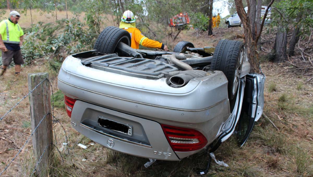 An elderly couple was lucky to survive this Cobargo-Bermagui Rd crash in February 2017.