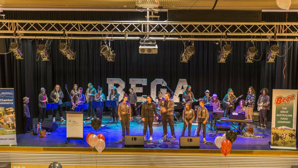 Entertainment at the 2019 Bega customer service awards night. This year it will be celebrated with a 1940s theme.
