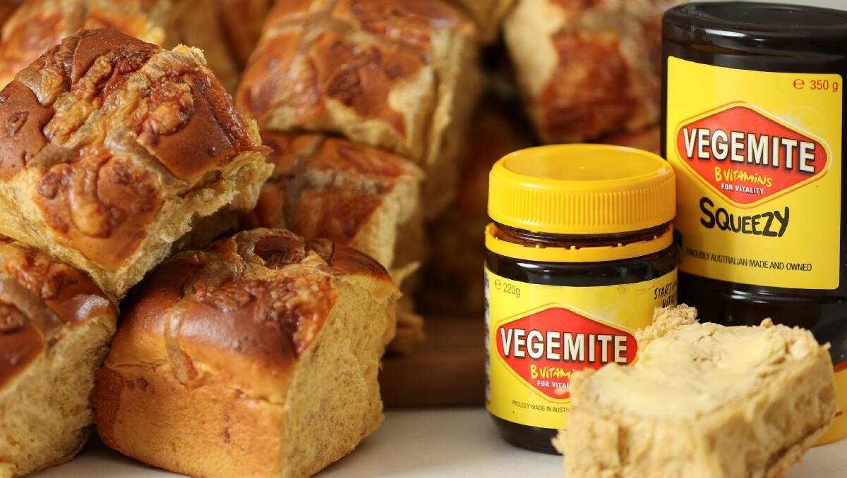 Vegemite flavoured hot cross buns now at Coles