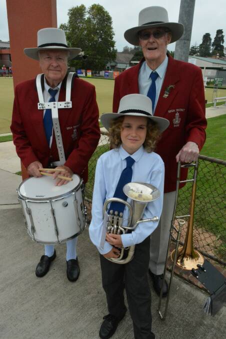 FOR YOUNG AND OLD: Bega District Band members at the 2019 Anzac Day service