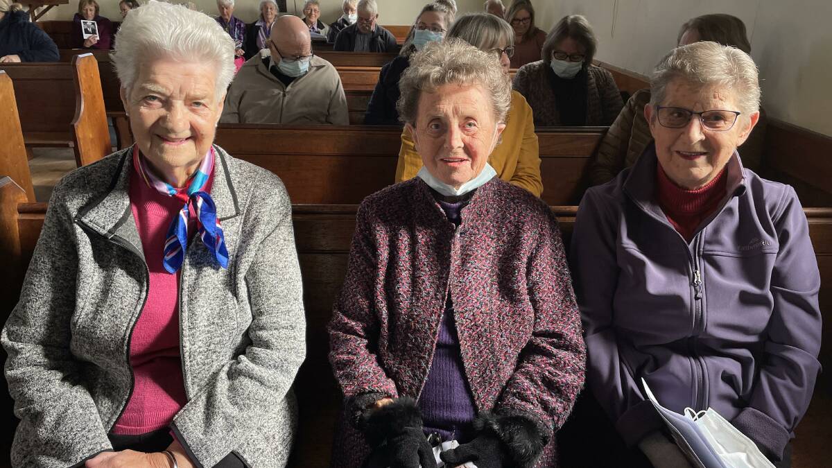Daphne Sweeney, Betty Corby and Kelva Johnson, all of Bega, have strong connections to Kameruka. Photo: Denise Dion