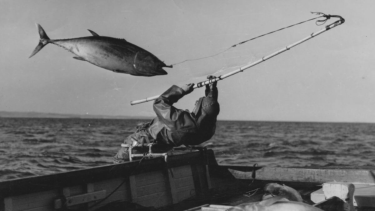 Margaret Love wants to know more about this photo of her father Charles Edward Parris fishing at Bermagui circa 1954-1958.  Can you help? ben.smyth@fairfaxmedia.com.au