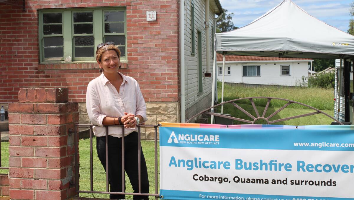 Anglicare's bushfire recovery program manager in Cobargo, Carlin Stanford.