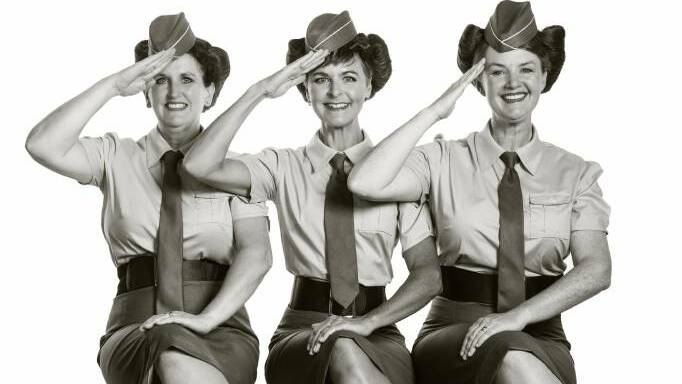 Candy McVeity, Michelle Pettigrove and Eva Mills as The Andrews Sisters.
