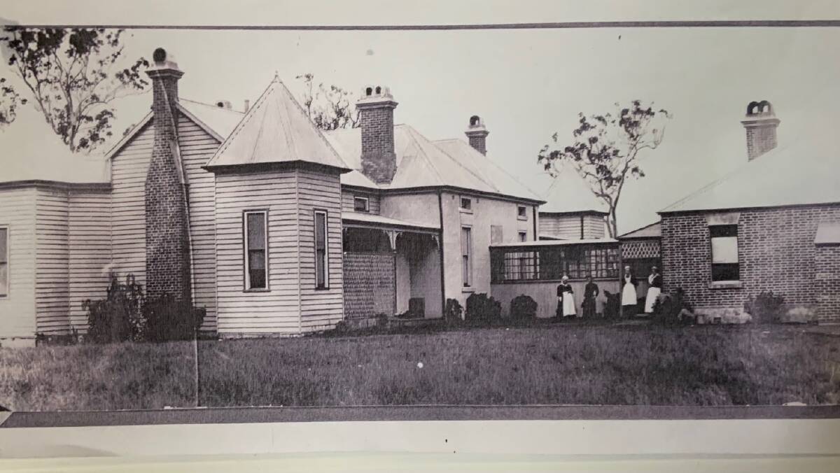 The Bega District Hospital as it looked at its opening in April 1889.