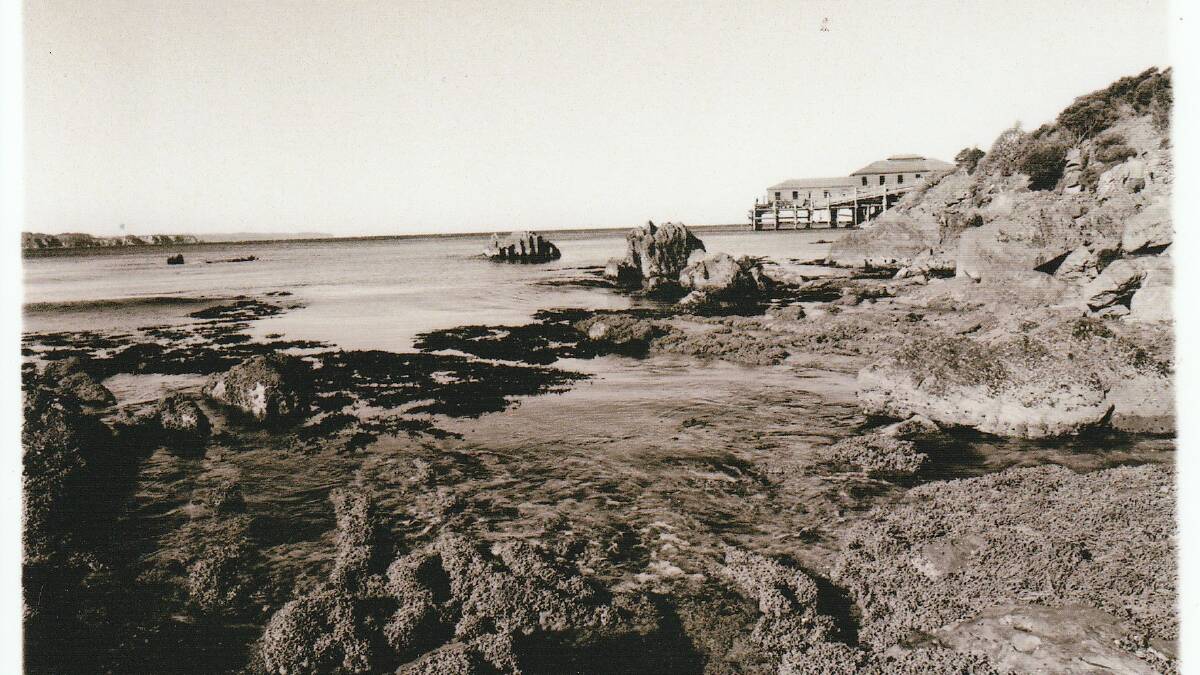 ICONIC: Tathra Wharf in the 1940s, the era in which the seaside town debated leaving Imlay Shire to merge with Bega Municipality. Photo: Betty Koellner