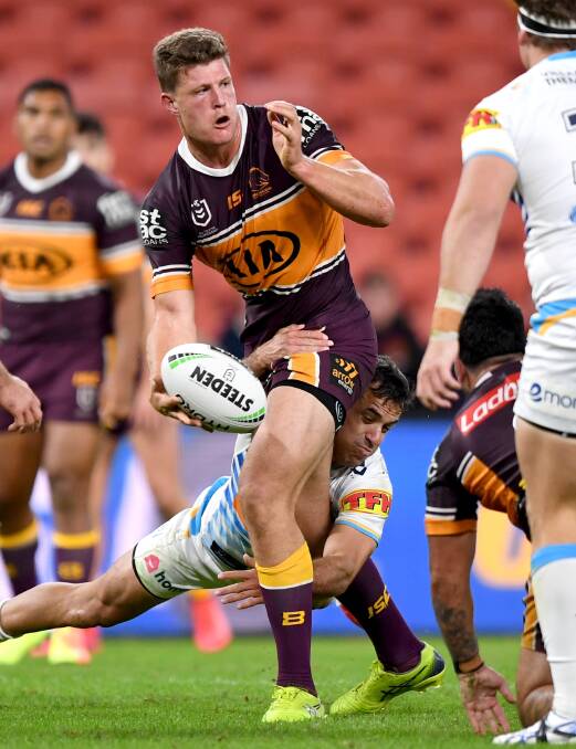 Moruya's Rhys Kennedy will return to the Brisbane Broncos' side to face the Storm. Photo: Scott Davis/NRL Imagery