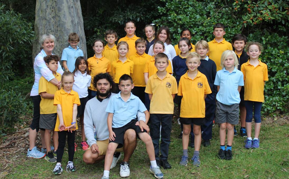 Bermagui Public School's year 3/4 class proud of their accomplishment. 