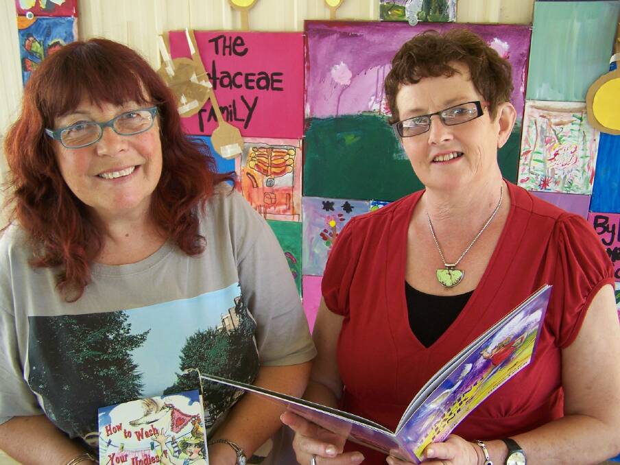 Author Susie Sarah with illustrator Helen Leach.