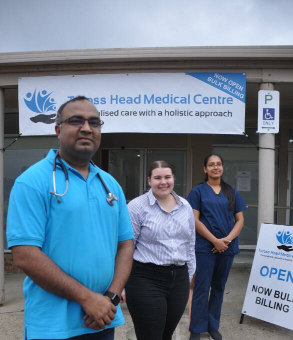 CARE: Dr Gurdeep Bagari opened The Tuross Head Medical Centre in October last year after it was unoccupied for years. 