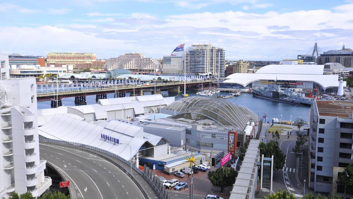 In the heart of Darling Harbour action … Sydney’s Metro Apartments Darling Harbour.