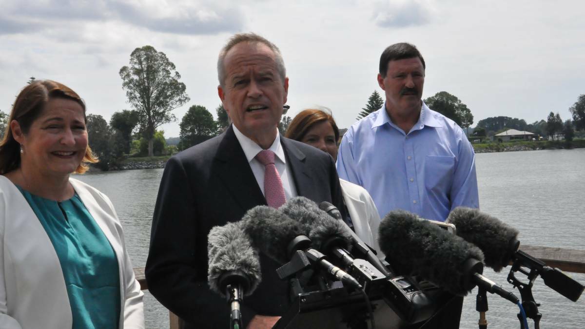 ON BOARD: Opposition Leader Bill Shorten says Labor will match the Coalition's Princes Highway funding commitment. File photo.