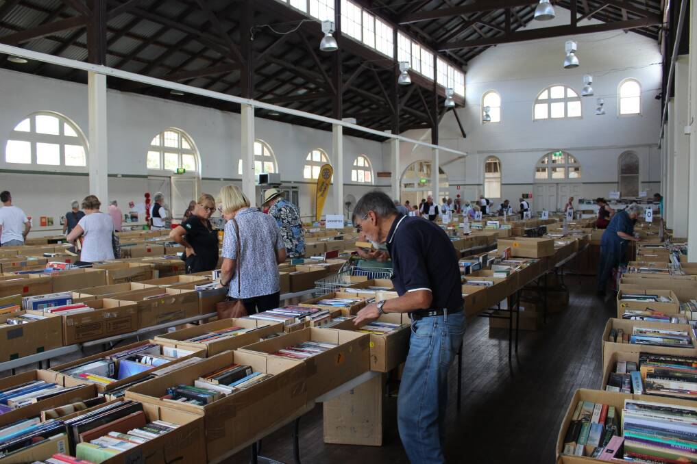 BOOK WORMS: There was no shortage of books to browse at the Bega Rotary book fair, which saw record numbers of visitors on Friday and Sunday. 
