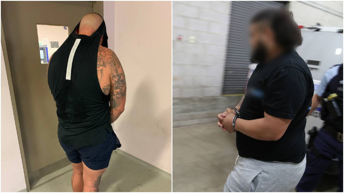 Men arrested in Smeaton Grange and Bradbery. Picture: NSW Police