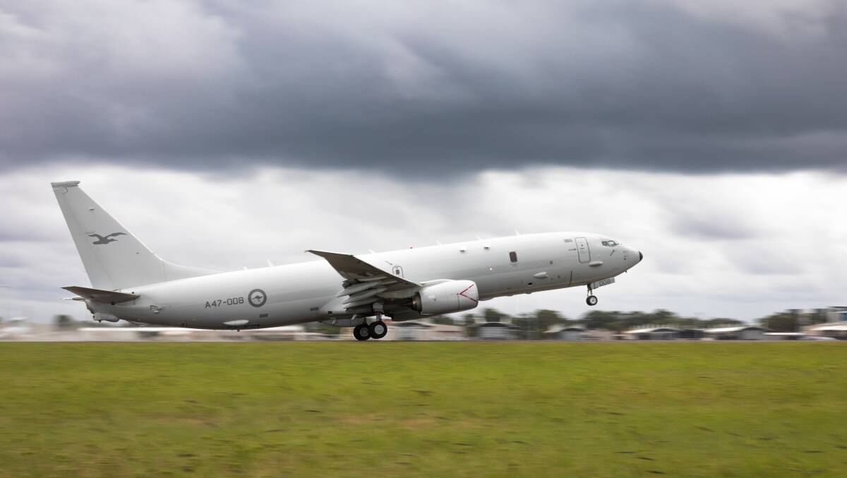 An Australian P-8A Poseidon surveillance aircraft was targeted by the crew of a Chinese J-16 fighter. Picture: Department of Defence