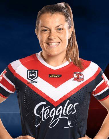 CHASING A DOUBLE: She won a Super W premiers with the NSW Waratahs earlier this season and now Grace Hamilton will line up for the Sydney Roosters in the NRLW grand final.